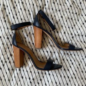 J CREW factory BLOCK HEEL NAVY SANDAL